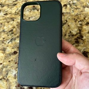 Leather iPhone 13 mini MagSafe case